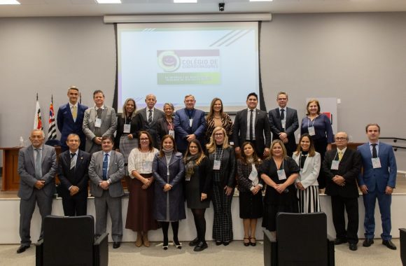 Foto dos desembargadores que participam do Colégio de Coordenadores da Infância e Juventude dos Tribunais de Justiça do Brasil