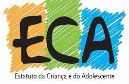Arte com a sigla ECA - com a descrição abaixo - Estatuto da Criança e do Adolescente