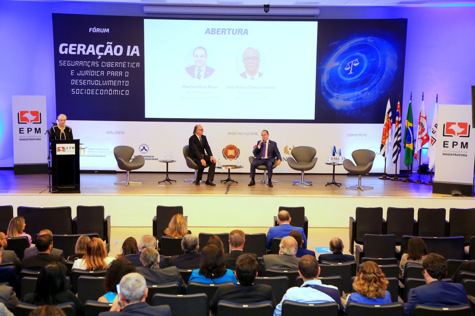 Presidente do TJ participa da abertura dos trabalhos do Mutirão Fiscal